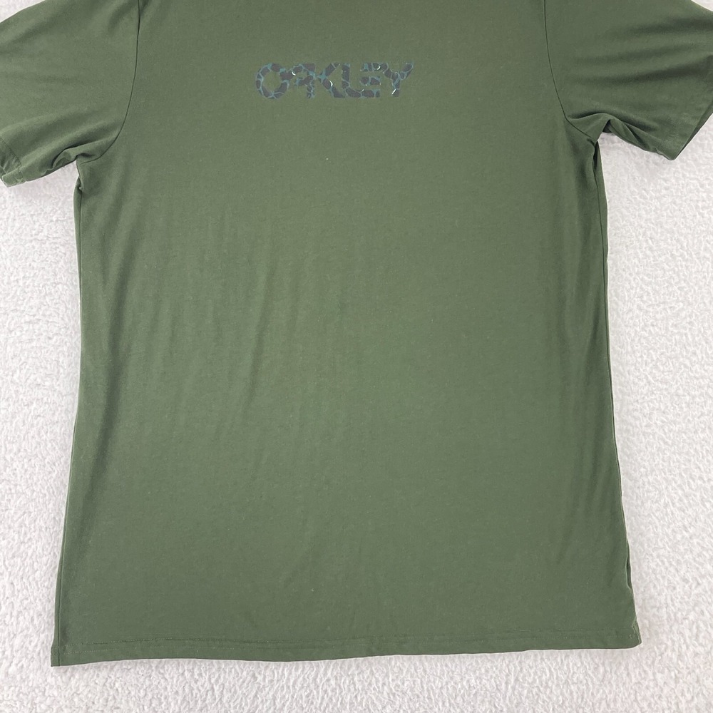 Oakley Green Crew Neck Short Sleeve T-Shirt Mens Pullover Regulr Fit Size XL - Picture 4 of 13